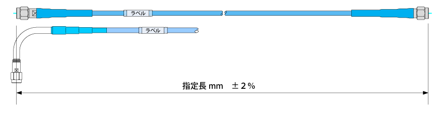 指定長mm±2％